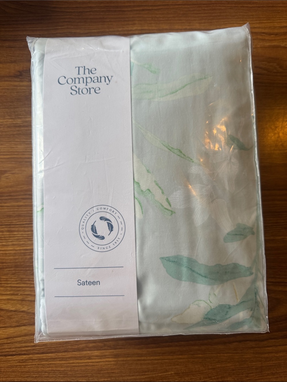 New The Company Store Anitas Duvet Cover Aqua Blue Floral cotton  king Size